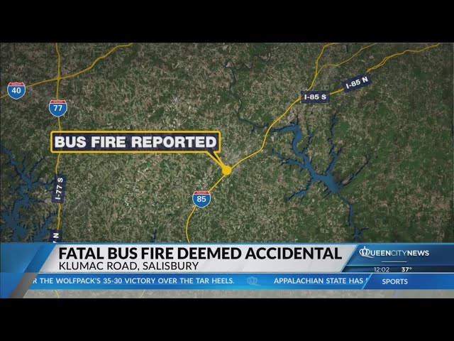 Man identified in fatal Salisbury bus fire, cause released