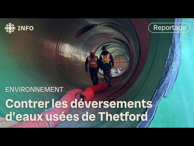 ⁣Des tuyaux géants pour régler les problèmes d’eaux usées de Thetford