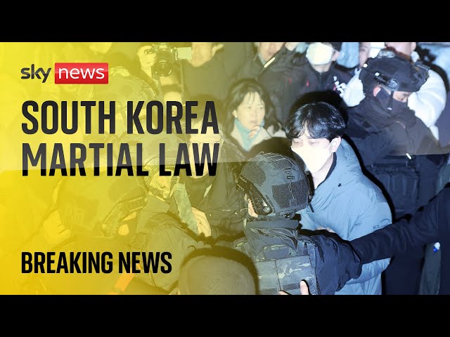 ⁣Watch live: South Korean troops attempt to enter parliament hall