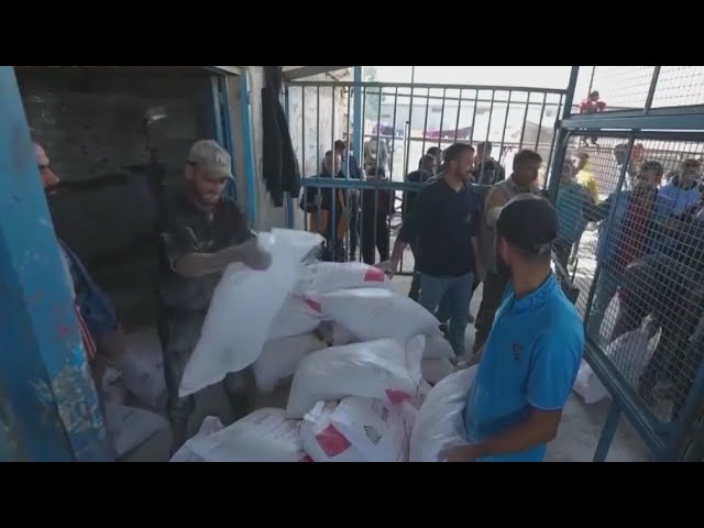 ⁣Palestinians battling severe famine amid UN relief efforts