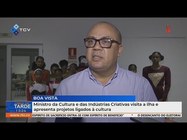 ⁣Ministro da Cultura e das Indústrias Criativas visita a ilha e apresenta projetos ligados à cultura