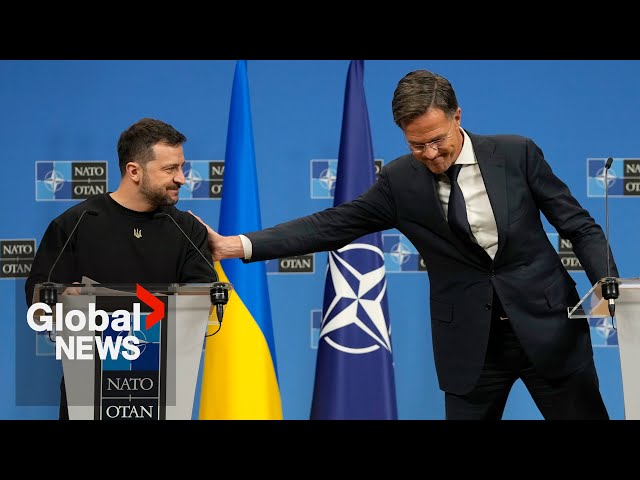 ⁣Ukraine seeks NATO membership again as chief calls on allies to ramp up military support