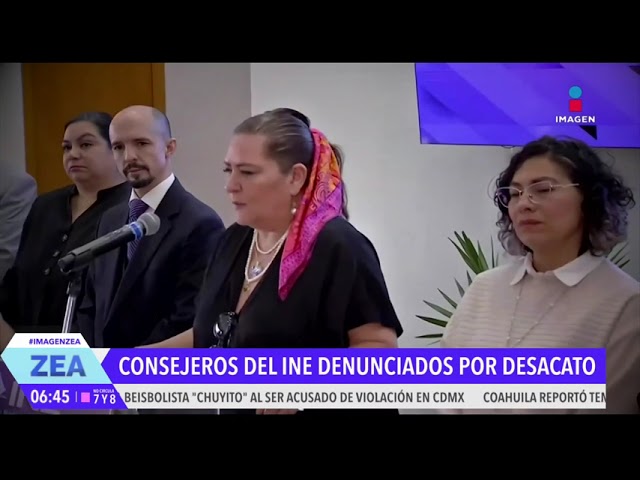 ⁣Juez federal denuncia a los 11 consejeros del INE por desacato | Noticias con Francisco Zea