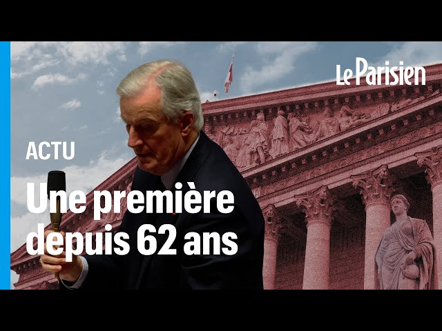 ⁣Michel Barnier pourrait être le Premier ministre à tomber depuis… Pompidou en 1962