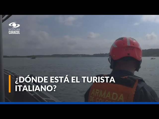 ⁣Turista italiano alquiló moto acuática, se estrelló contra embarcación artesanal y ahora no aparece