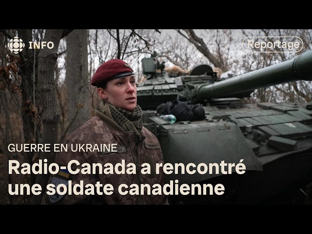 ⁣Canadienne au front en Ukraine : « Si je meurs dans un char, je meurs heureuse »