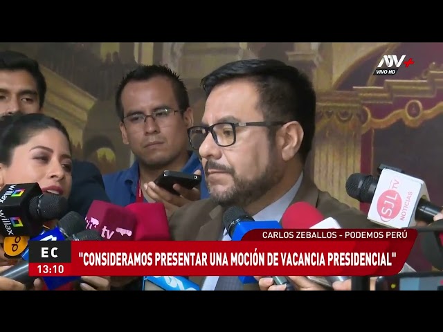 ⁣Congresista Zeballos sobre Boluarte: "Consideramos presentar una moción de vacancia presidencia