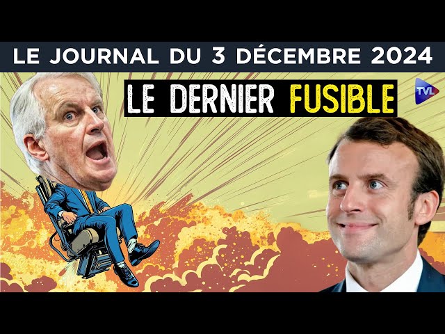 ⁣Motion de censure : Macron, architecte du chaos ? - JT du mardi 3 décembre 2024