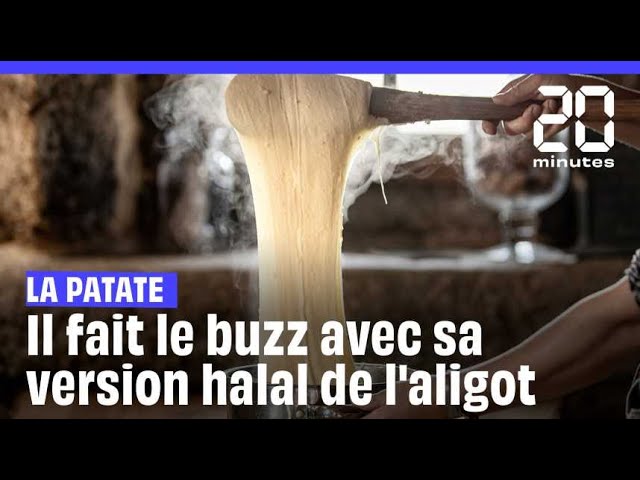 ⁣Un jeune restaurateur fait le buzz avec sa version halal de l'aligot saucisse