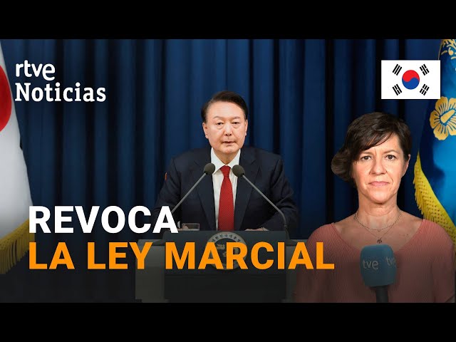 ⁣COREA DEL SUR: El PRESIDENTE cede y REVOCA la LEY MARCIAL después de que el PARLAMENTO la BLOQUEASE