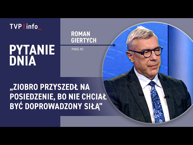 ⁣Roman Giertych: Ziobro przyszedł na posiedzenie, bo nie chciał być doprowadzony siłą | PYTANIE DNIA