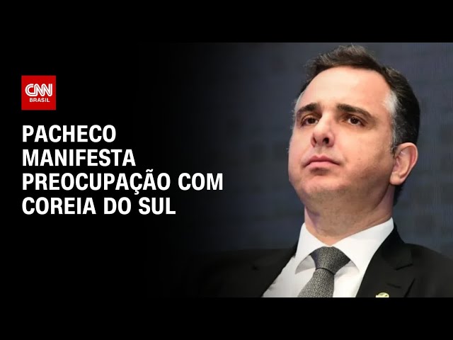 ⁣Pacheco manifesta preocupação com Coreia do Sul | CNN 360º