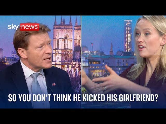 ⁣Reform UK's Richard Tice clashes with Sophy Ridge over James McMurdock's assault convictio