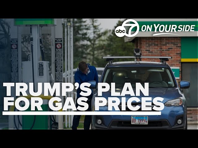 ⁣How Trump plans to bring down gas prices