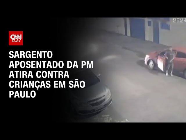 ⁣Sargento aposentado da PM atira contra crianças em São Paulo | CNN 360º