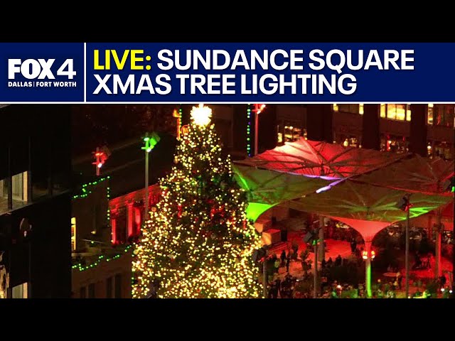 ⁣LIVE: Sundance Square Tree Lighting Ceremony | FOX 4