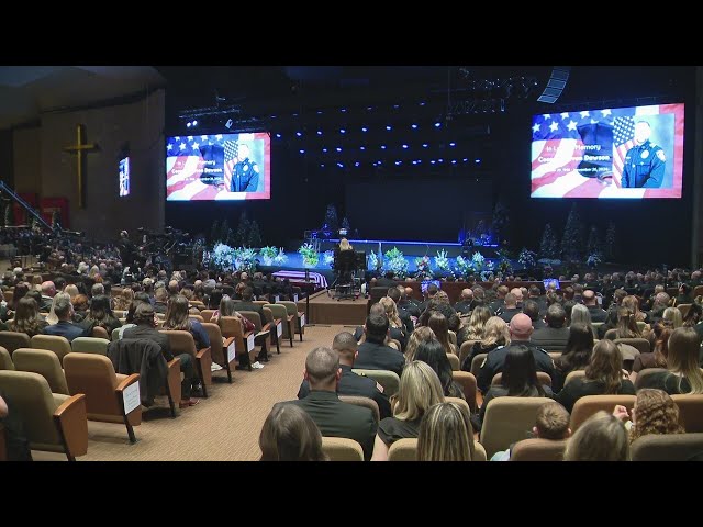 ⁣Greenville Officer Cooper Dawson's Funeral | FULL SERVICE