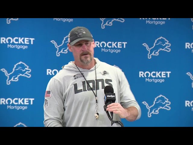 ⁣Lions coach Dan Campbell's Dec. 3, 2024 press conference