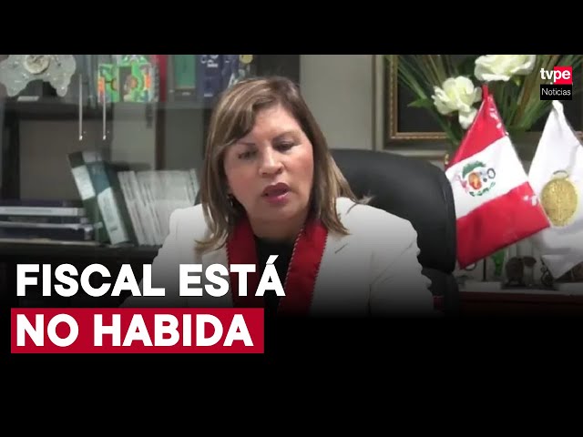 ⁣Caso Chibolín: fiscal Elizabeth Peralta no se entregará a las autoridades