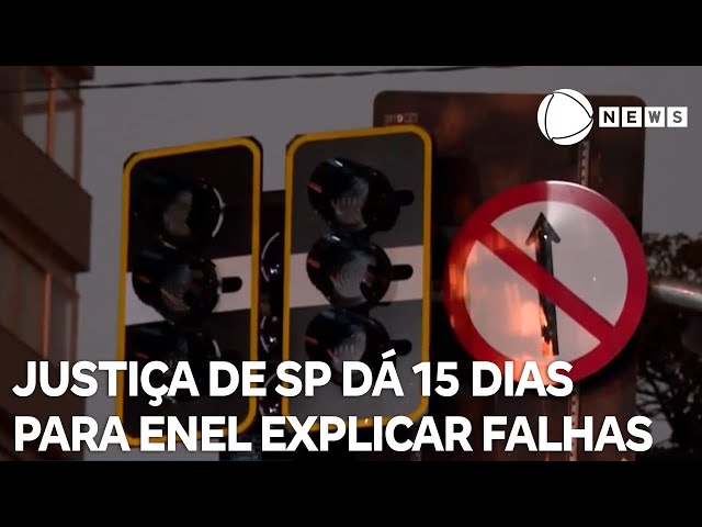 ⁣Justiça de São Paulo dá 15 dias para Enel esclarecer falhas