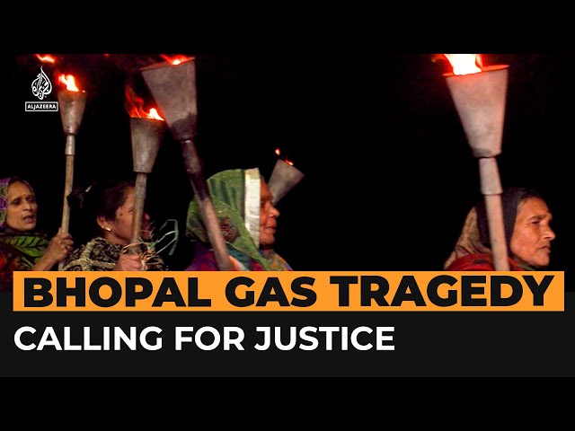 ⁣Bhopal gas leak survivors call for justice 40 years on | AJ #shorts