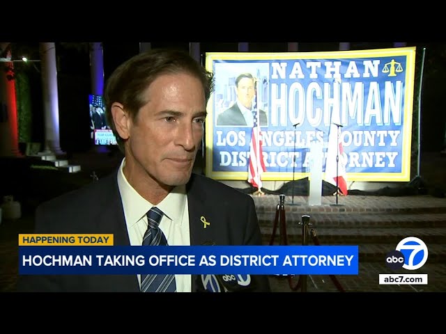 ⁣LIVE: Nathan Hochman sworn in as L.A. County District Attorney