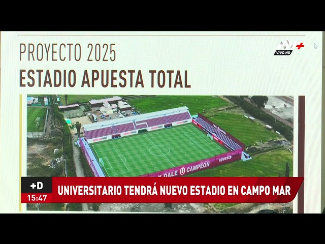 ⁣Jean Ferrari confirmó la construcción de un estadio para Universitario en Campo Mar