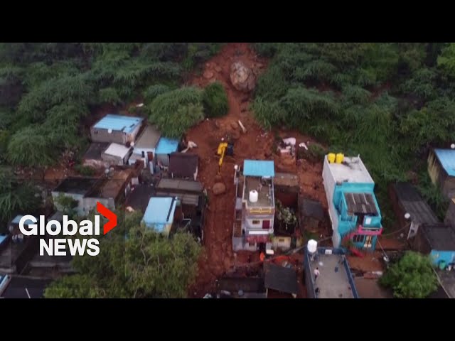 ⁣Cyclone Fengal: 7-member family dead after landslide buries Indian village