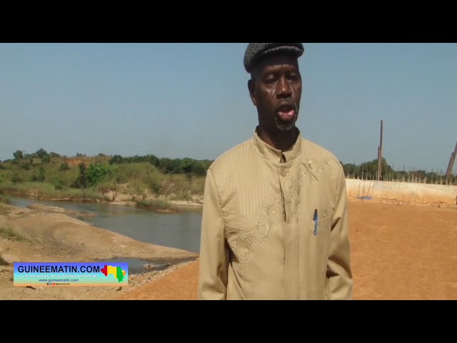 ⁣ Retard des travaux du pont sur le Baoulénin à Banankoro (Kérouané) : l'entreprise MOBINEK accu