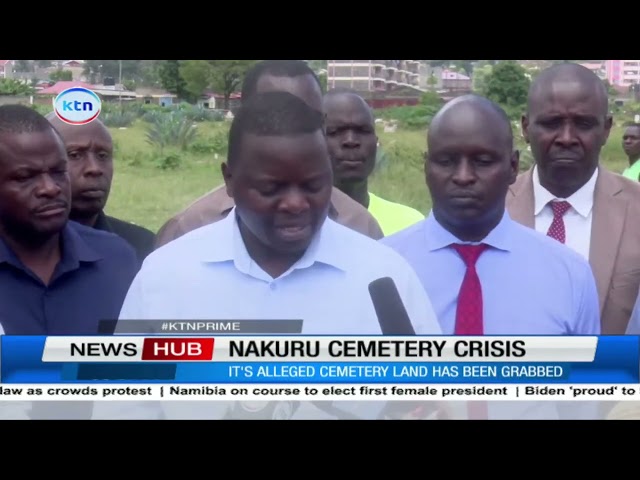 ⁣Nakuru Cemetery land crisis: Illegal exhumation witnessed at the cemetery