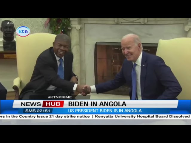 ⁣Outgoing US president Joe Biden arrives in Angola in a much awaited visit