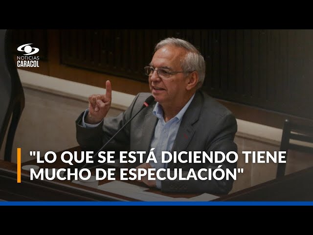 ⁣El ministro Ricardo Bonilla habla en medio del escándalo de la UNGRD: "Voy a asumir la defensa&