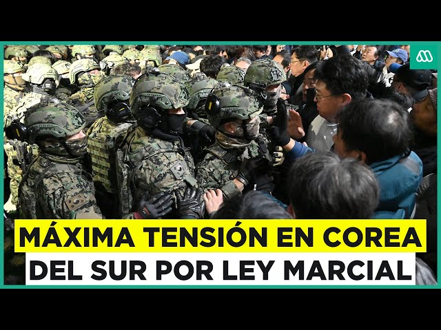 ⁣Militares a las calles en Corea del Sur: Declaran Ley Marcial en el país