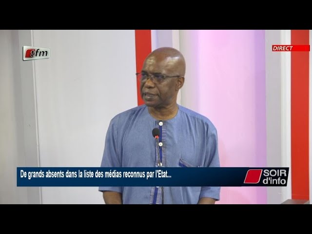 ⁣SOIR D'INFO - Français - Pr: Pape Abdoulaye DER - Invité: Mamadou ibra KANE