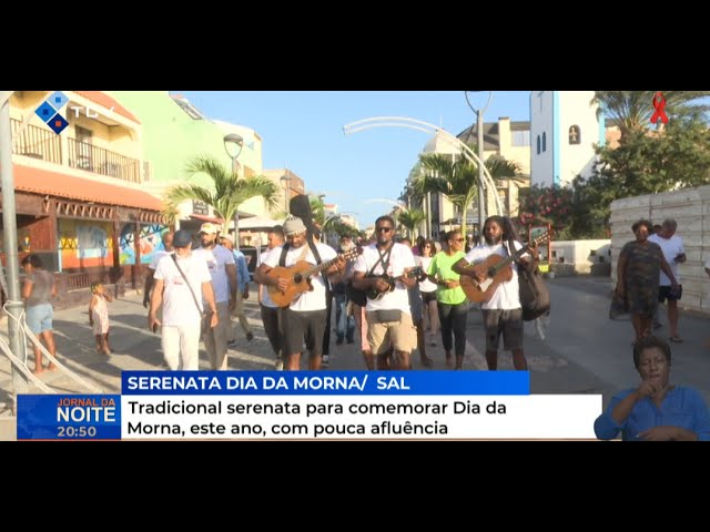 ⁣Tradicional serenata para comemorar Dia da Morna, este ano, com pouca afluência