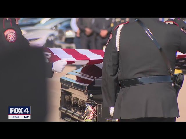 ⁣Funeral held for fallen Greenville PD Officer Cooper Dawson