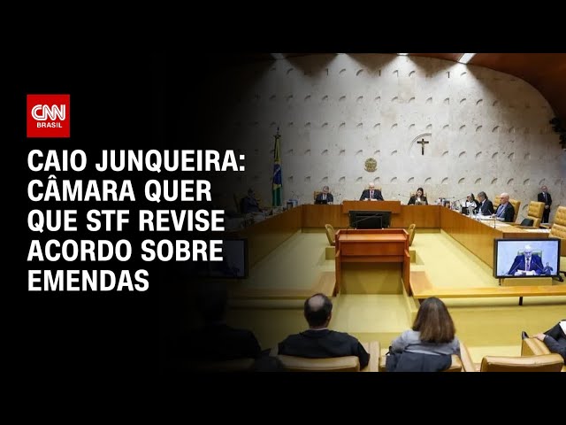 ⁣Caio Junqueira: Câmara quer que STF revise acordo sobre emendas | CNN PRIME TIME