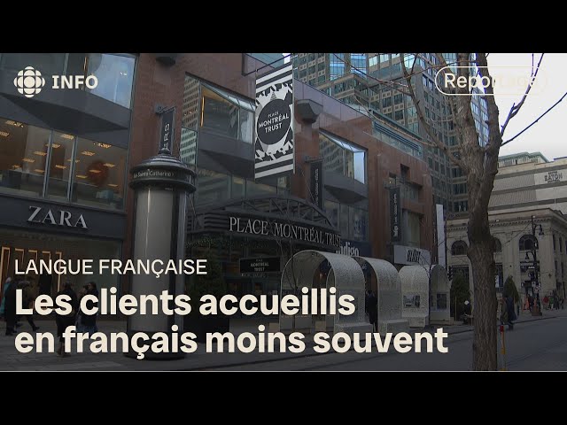 ⁣Français dans les commerces : le « bonjour, hi » très répandu