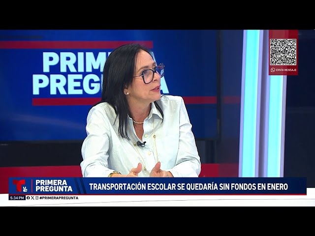 ⁣Primera Pregunta: Educación sin dinero para el transporte escolar a partir de enero