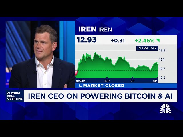 ⁣Iren CEO on powering Bitcoin and AI and scaling data centers