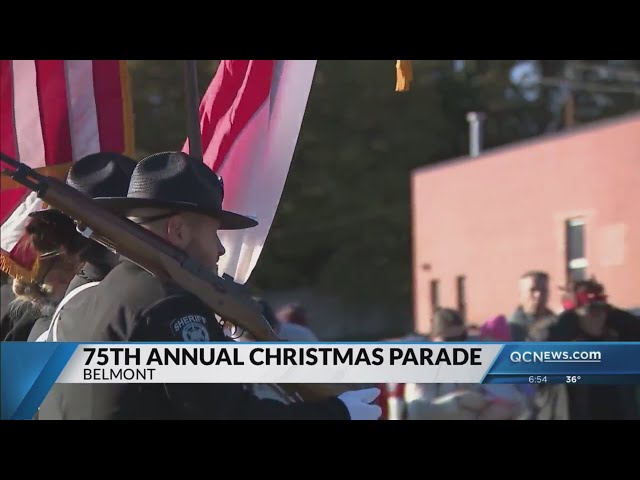 ⁣Belmont holds 75th annual Christmas Parade