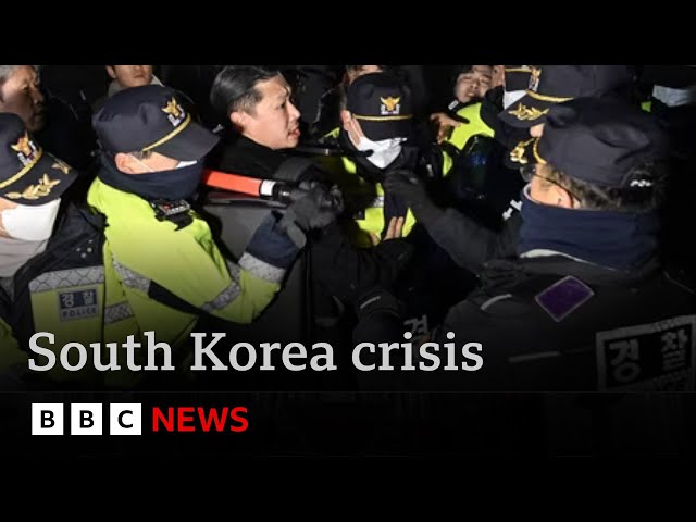 ⁣South Korea crisis -  President lifts martial law in humiliating U-turn | BBC News