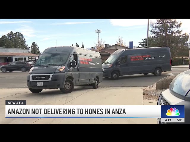 ⁣Amazon not delivering packages to one Riverside County community