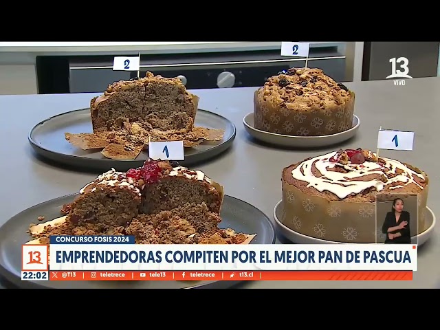 ⁣Concurso Fosis: Este es el mejor pan de pascua 2024