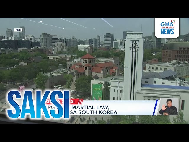 ⁣Emergency martial law, idineklara sa South Korea  | Saksi