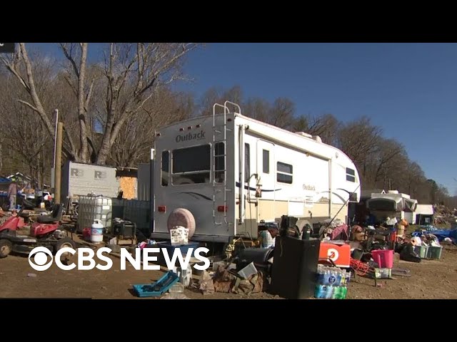 ⁣North Carolina residents struggle with Hurricane Helene recovery amid cold weather