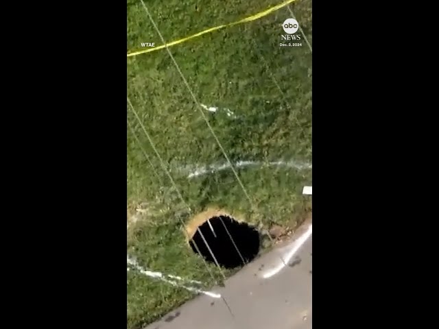 ⁣Missing grandmother believed to have fallen into deep sinkhole