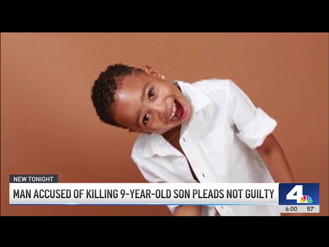 ⁣Man accused of killing 9-year-old son pleads not guilty