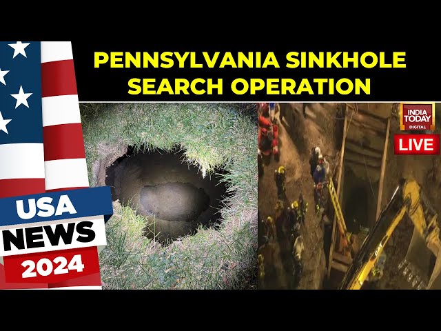 ⁣LIVE | Search Underway For Woman Who May Have Fallen Into Sinkhole While Searching For Her Cat