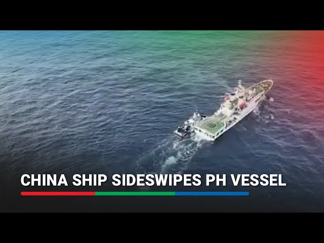 ⁣China Coast Guard sideswipes PH vessel